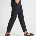 Athleta Chelsea Cargo Lined Jogger Pant in Black Photo 0