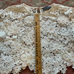 Gracia  White Lace Top Size M Photo 2