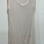 CAbi  Pale Pink Sheer mini dress Photo 0