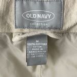 Old Navy Vintage Corduroy One Button Blazer Cream Beige Size Medium Photo 6