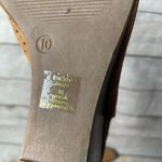 Michael Shannon Michael by  Janey Brown Suede Wedge Sandal Size 10 Photo 4