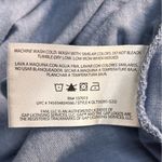 Gap Blue Crew Neck Lace Short Sleeve Top Photo 6