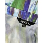 Misook  Watercolor Print Bracelet Sleeve Midi Shirt Dress Size XS EUC!!! Photo 4