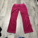 Merona Y2K 2000s hot Pink Velvet Track Pants Women's straight small mcbling Photo 1
