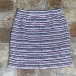 Halogen Orange, Black, White Tweed Career Casual Mini Skirt 10 Photo 2