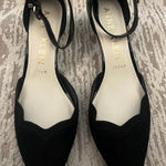Anne Klein Scalloped Black Kitten Heels Photo 0