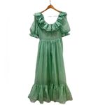 Loeffler Randall Shannon Seafoam puff sleeve dress 6 Photo 1