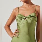 ASTR ‎ the Label Mariela Green Satin Long Summer Slip Dress small Photo 1