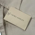 Laura Ashley  Jacket Womens Medium Cotton Leaves Flowers Embroidered Festival New Photo 4