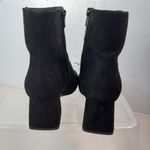 Old Navy  6 Mod Bootie Black Jack Inside Zip Chunky Heel Booties In Black Photo 3