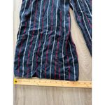 Hollister  Jumpsuit Medium Blue‎ Red White Striped Sleeveless Casual Romper Photo 3