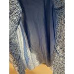 Charter Club  Blue Print A Line Skirt Vintage Size 8P Photo 5