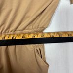 Ninexis Shorts Romper Womens XL NWT Tan 3/4 Sleeve Casual Clean Girl Classic Photo 5