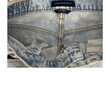 Aeropostale  Blue Destroyed Grunge Denim Straight Baggy Mom Jeans Size Women's 2 Photo 4