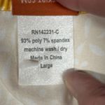 RipSkirt Hawaii Wrap Skirt Womens Large White Yellow Length 2 Beach Adjustable Photo 2