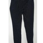 Romeo + Juliet Couture Cropped Leggings Textured Houndstooth Pants Size M Photo 3