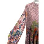 Dalia Macphee Pink Floral Long Sleeve Maxi Dress Size 2XL Photo 2