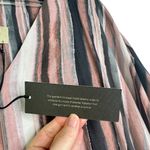 NWT Tina Jo Anthropologie Nordstrom Striped Dress Oversized Tie Size Small S Pink Photo 4