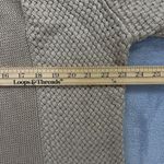 Classiques Entier Linen Blend Cardigan Sweater Womens Medium Basket Weave Knit Photo 8