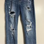 Judy Blue  Boyfriend Fit Jeans Women's Size 11/30 Light Wash Distressed Denim Photo 2
