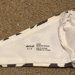 Aerie Scoop Bikini Top Animal Print White Black Size Small Photo 2