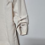 Elizabeth and James  Cream Jamie Blazer Scrunch Sleeve Long‎ Line Sz 8 Career Photo 4