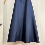 Alfred Sung D763 Halter Criss Cross Back Sateen Twill Gown Photo 4