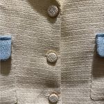 Endless Rose NEW Anthropologie  Cropped Color Block Blazer Size S Photo 4