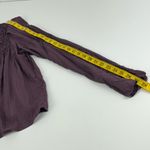 Free People  smoked long sleeve mock top purple grape size L Photo 10