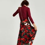 ZARA NWT | Printed flowing midi skirt | XS Photo 2