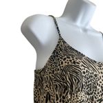 VERO MODA Womens Tiered Sundress XS Animal Print Lenzing Viscose Boho Indie Y2K Photo 5