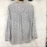 Ella Moss  White Floral‎ Utility Blouse-N17 Photo 1
