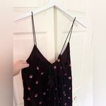 Free People NWT  Milky Way Sequin Maxi Dress Black Pink Ruffle Size XS Photo 7