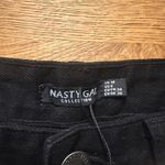 Nasty Gal NWT organic high rise mom jeans black 10 Photo 4