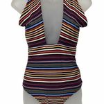 Old Navy Rainbow Striped Deep Plunge Neckline Suit Photo 0