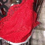 Victoria's Secret Victoria’s Secret Bra red lace bling bra lounger size small vs bra evening wear Photo 3