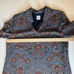 CAbi  Womens Provincial Floral Tunic Dress Sz Medium Blue Boho Flowy‎ Lightweight Photo 7