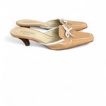 Coach Vintage y2k made in italy  beige‎ Bow Slides Mules sz. 7-7.5 Photo 4