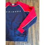Friends crewneck sweater size small colorblock nostalgia y2k Blue Photo 1