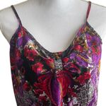 VTG California Dynasty Women Cropped Top M Colorful Abstract‎ Babydoll Y2K Retro Purple Size M Photo 10