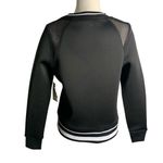 C&C California CC California Neoprene Scuba Pullover M Black Long Sleeve Sweatshirt Crewneck Photo 3