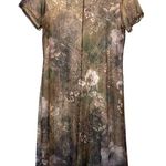 Sheer camo and floral dress size s Green Photo 0
