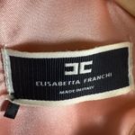 Elisabetta Franchi Blush Pink Sleeveless Frilly Bow Preppy Sheath Mini Dress 4 Photo 15