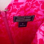 Vineyard Vines Derby V-Neck Fit & Flare Mini Dress Sleeveless Barbie Pink Size 8 Photo 3
