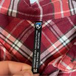 Kuhl Alina Plaid Flannel Shirt Red Spice Size Medium Photo 4