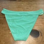 Cupshe  High Waist, Extra High Leg Cheeky Green Bikini Bottoms Size Medium Photo 1