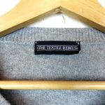 Textile Rebels Top Women M Gray Knit Cashmere Blend Silk Floral Print Italy Y2K Size M Photo 4