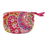 Vera Bradley ‎ Mirror Cosmetic Bag Pink Swirls Photo 1