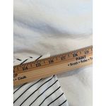 Chico's  Maxi Skirt Womens 2 Black White Striped Rayon Stretch Elastic Waist Photo 4