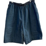 Alfred Dunner Vintage Women's Blue Denim Bermuda Shorts Size 16 Photo 0